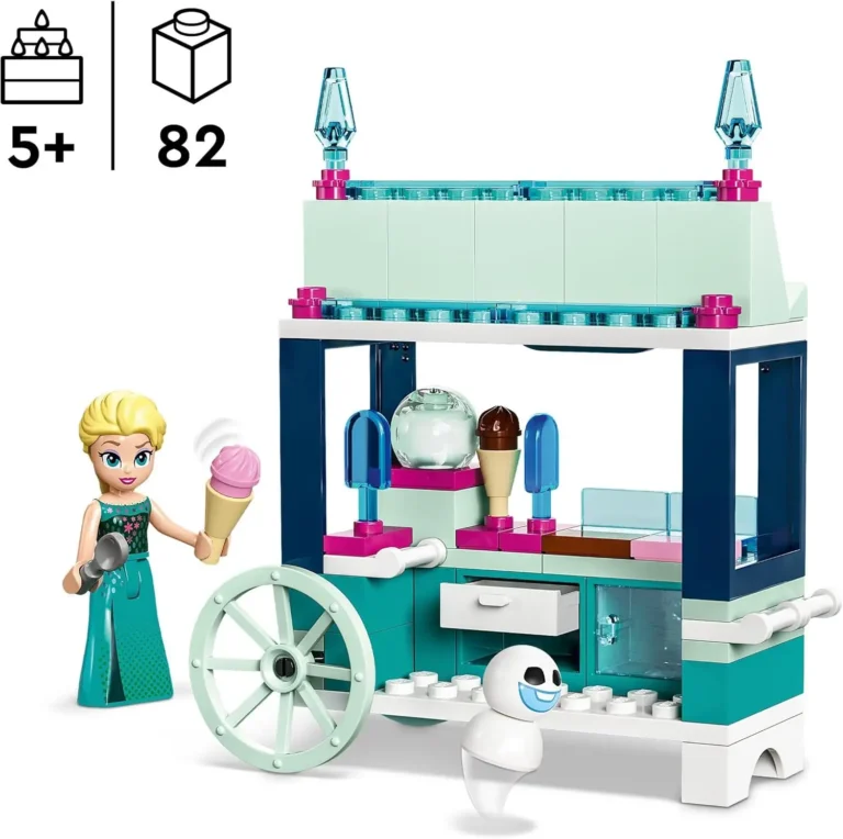 LEGO 43234 Disney Frozen Delicias Heladas de Elsa, Carrito de Helados 3