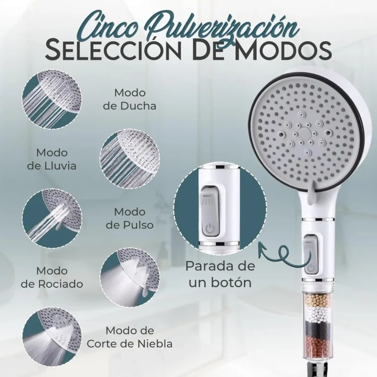 VOYXLIBRE alcachofa de ducha + manguera ducha 1